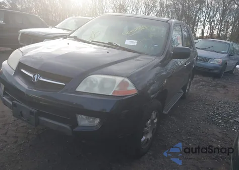2001 Acura Mdx from USA, damaged, VIN 2HNYD18221H540587